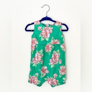 Carters Tropical Sleeveless Romper